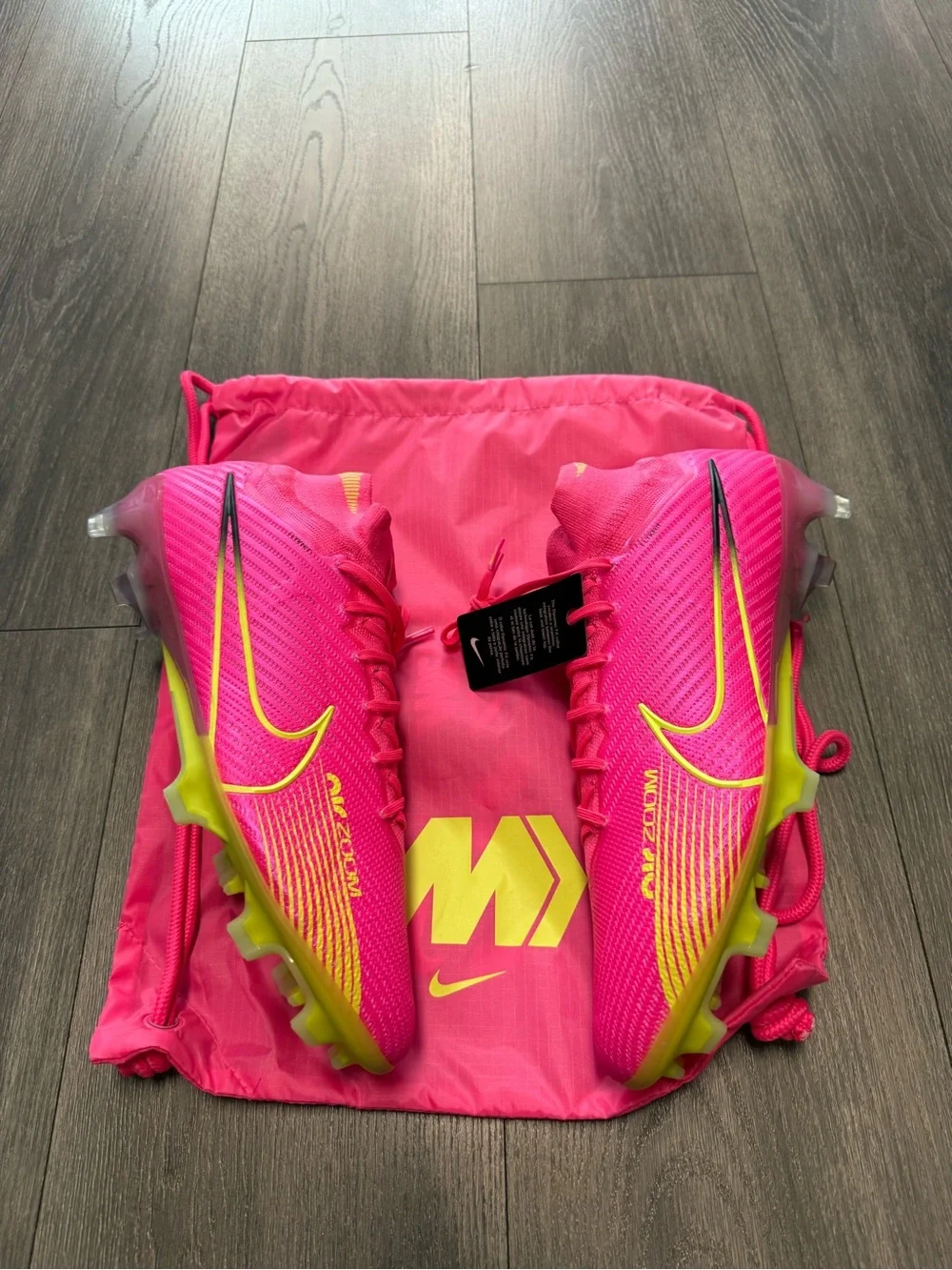 Nike Mercurial Superfly 9 Elite FG Luminous Pink Blast Volt DJ4977-605 sz 13 Men